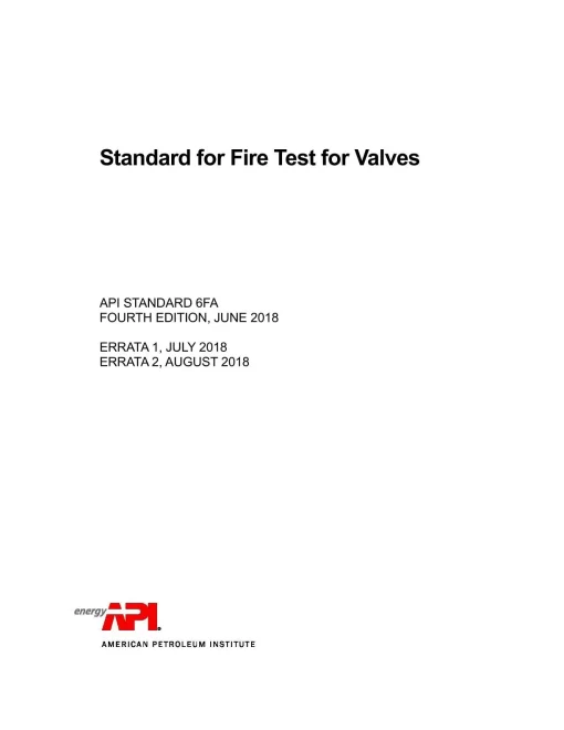 API Spec 6FA pdf