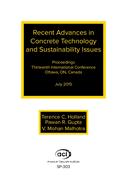 Thirteenth International Conference on Advances in Concrete Technology and Sustainability Issues pdf