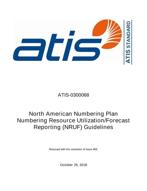 ATIS 0700038 pdf