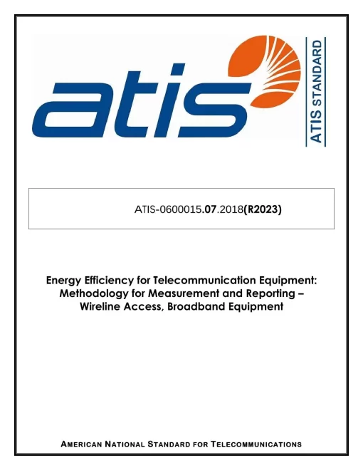 ATIS 0600015.07.2018 (R2023) pdf