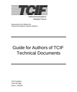 ATIS TCIF-97-002 pdf