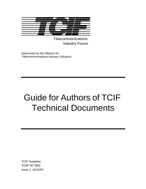 ATIS TCIF-97-002 pdf