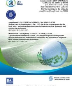 CSA C22.2 NO. 60601-2-37A-08 (R2019) pdf