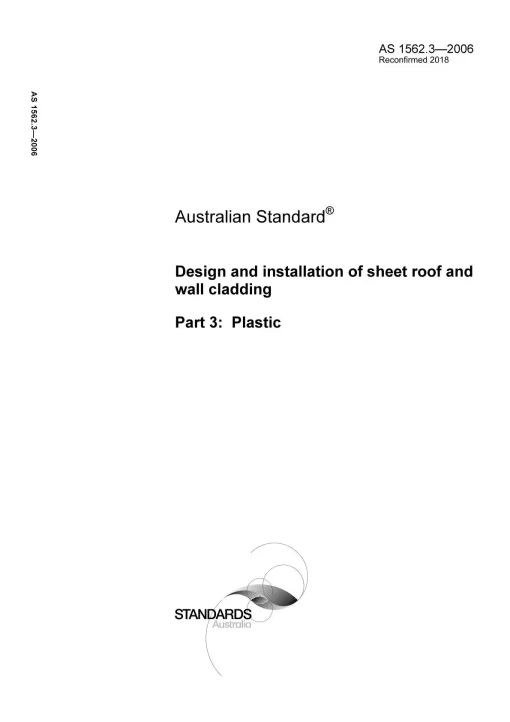 AS 1562.3-2006 pdf