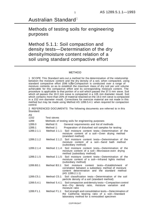 AS 1289.5.1.1-1993 pdf