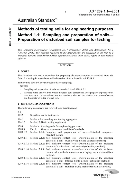 AS 1289.1.1-2001 pdf