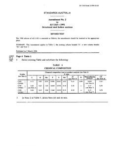 AS 1163-1991 AMDT 2 pdf