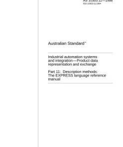 AS 10303.11-1998 pdf