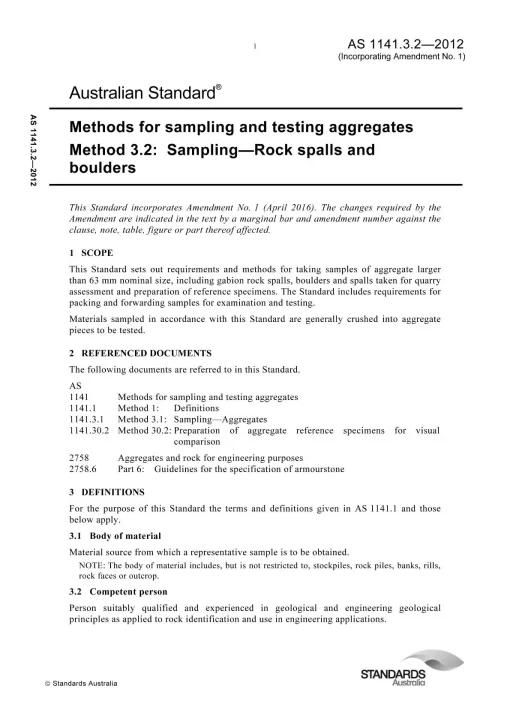 AS 1141.3.2-2012 pdf