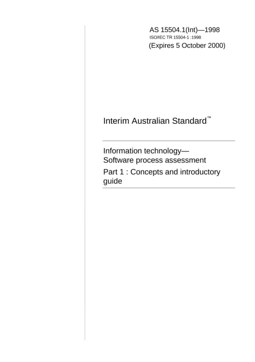 AS 15504.1(INT)-1998 pdf