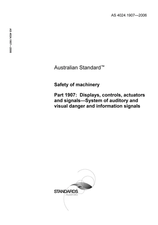 AS 4024.1907-2006 pdf