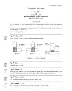 AS 1684.3-1999 AMDT 1 pdf