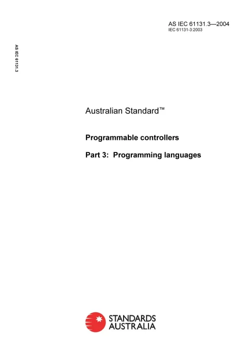 AS IEC 61131.3-2004 pdf