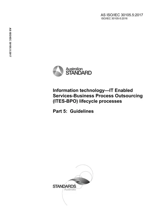 AS ISO/IEC 30105.5:2017 pdf