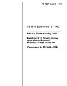 AS 1684 SUPP 12-1992 pdf