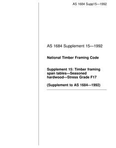 AS 1684 SUPP 15-1992 pdf