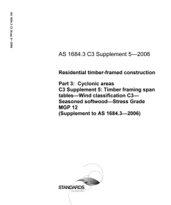 AS 1684.3 C3 SUPP 5-2006 pdf