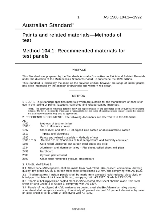 AS 1580.104.1-1992 pdf