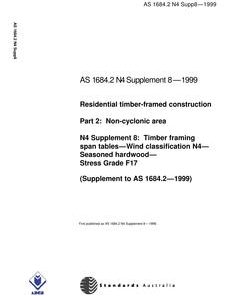 AS 1684.2 N4 SUPP 8-1999 pdf