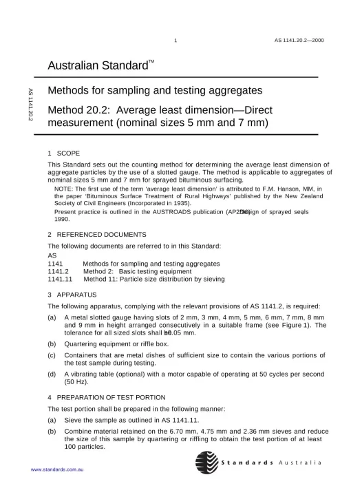 AS 1141.20.2-2000 pdf