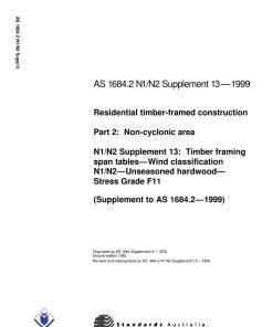 AS 1684.2 N1 N2 SUPP 13-1999 pdf