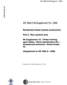 AS 1684.2 N4 SUPP 10-1999 pdf