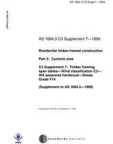 AS 1684.3 C3 SUPP 7-1999 pdf