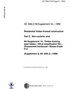 AS 1684.2 N4 SUPP 14-1999 pdf