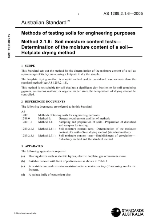 AS 1289.2.1.6-2005 pdf