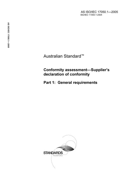 AS ISO/IEC 17050.1-2005 pdf