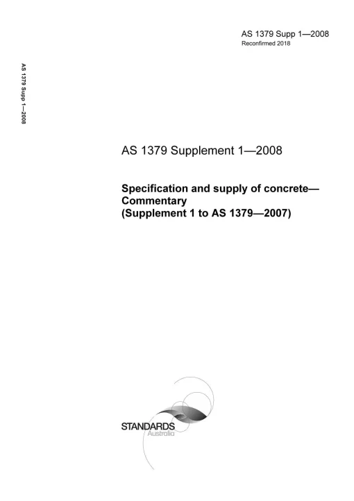 AS 1379 SUPP 1-2008 pdf