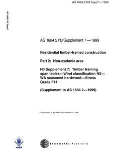 AS 1684.2 N3 SUPP 7-1999 pdf