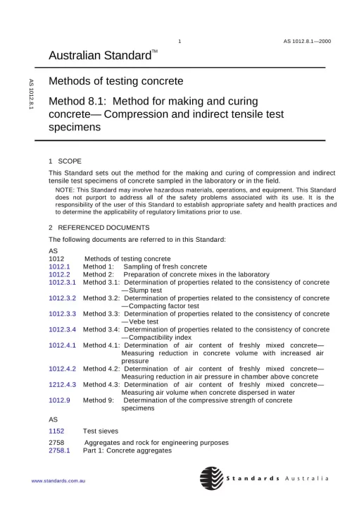 AS 1012.8.1-2000 pdf