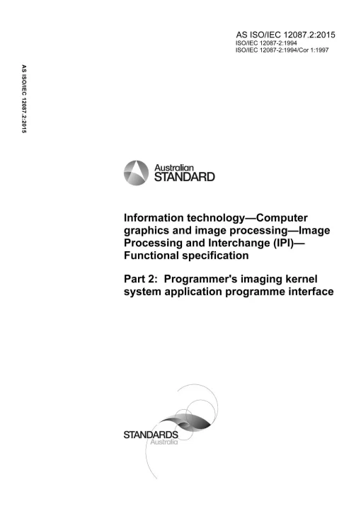 AS ISO/IEC 12087.2:2015 pdf