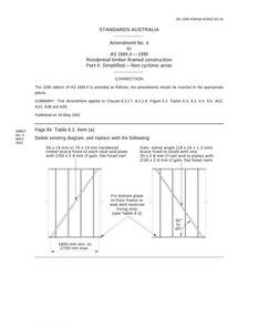 AS 1684.4-1999 AMDT 4 pdf