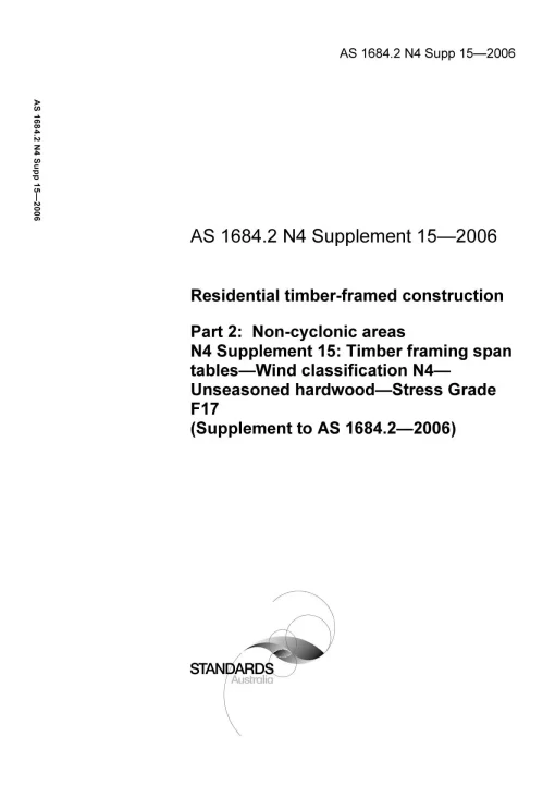 AS 1684.2 N4 SUPP 15-2006 pdf