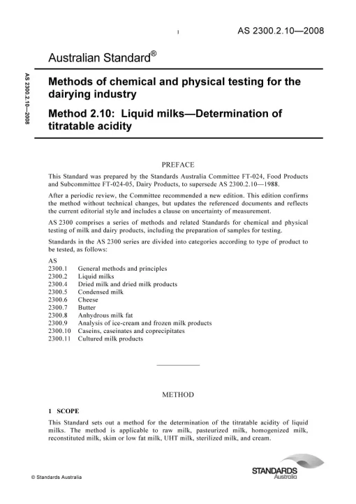 AS 2300.2.10-2008 pdf