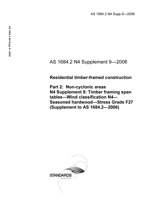 AS 1684.2 N4 SUPP 9-2006 pdf