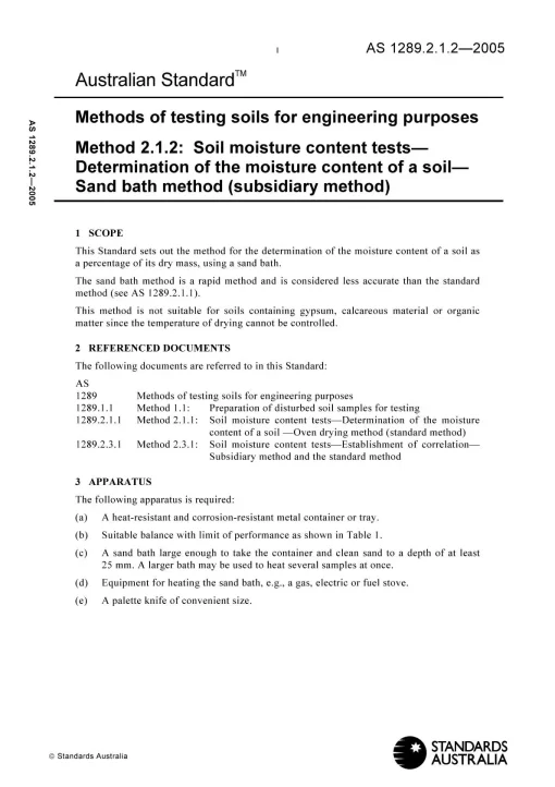 AS 1289.2.1.2-2005 pdf