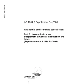 AS 1684.2 SUPP 0-2006 pdf