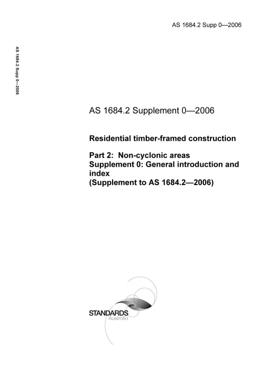 AS 1684.2 SUPP 0-2006 pdf