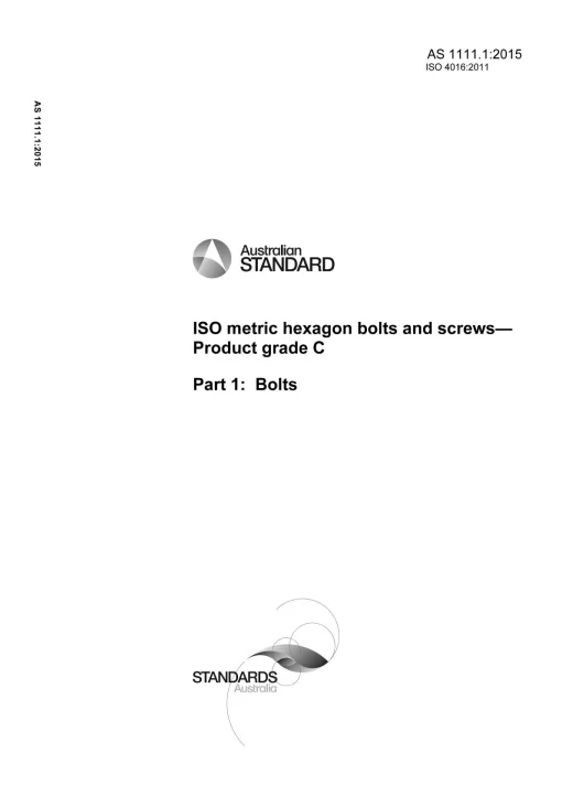 AS 1111.1:2015 pdf