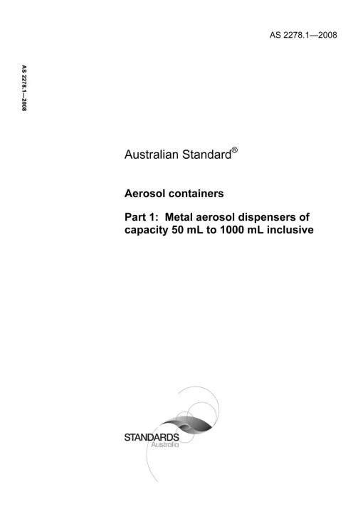 AS 2278.1-2008 pdf