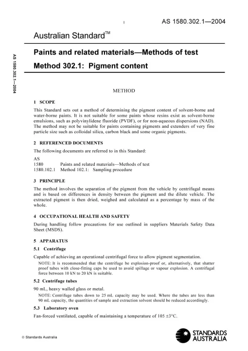 AS 1580.302.1-2004 pdf