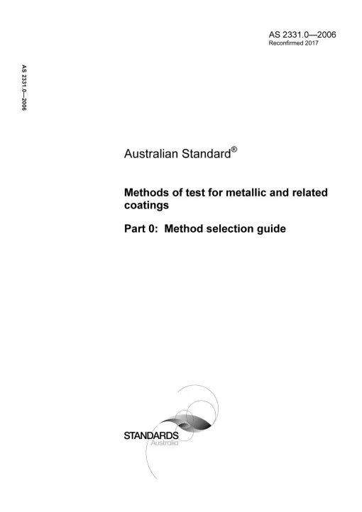 AS 2331.0-2006 pdf