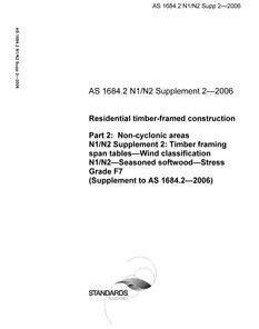 AS 1684.2 N1 N2 SUPP 2-2006 pdf