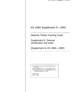 AS 1684 SUPP 0-1992 pdf