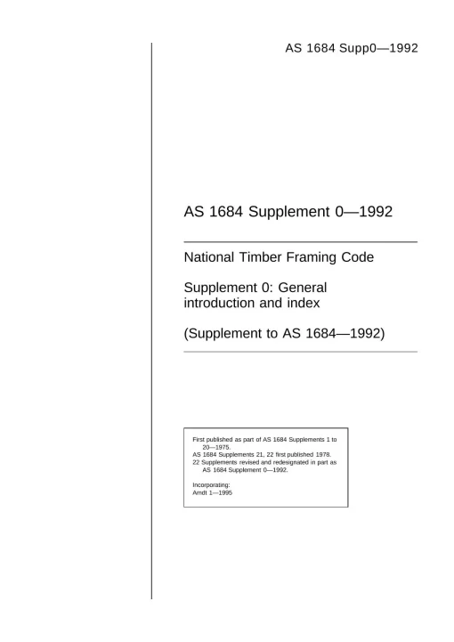 AS 1684 SUPP 0-1992 pdf