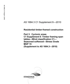 AS 1684.3 C1 SUPP 6-2010 pdf