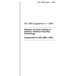 AS 1886 SUPP 1-1994 pdf